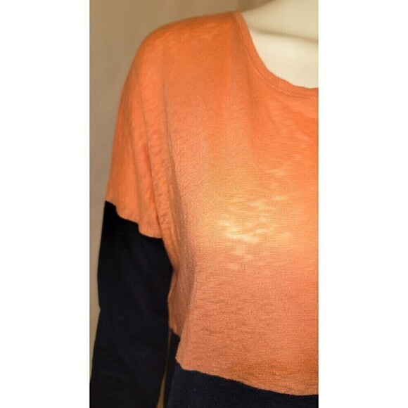 J. Crew Raglan Burnt Out Long Sleeve Tee - Size S - Picture 6 of 9